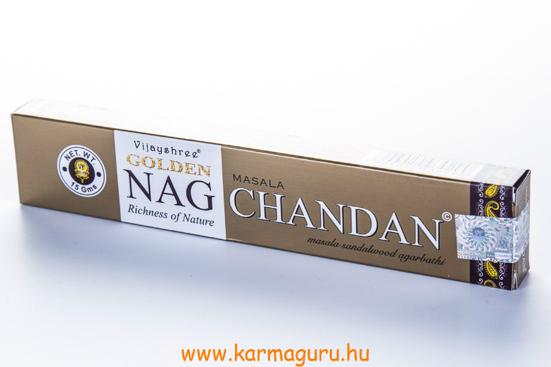 Vijayshree Arany Nag Chandan (szantál) fűszeres szantál füstölő