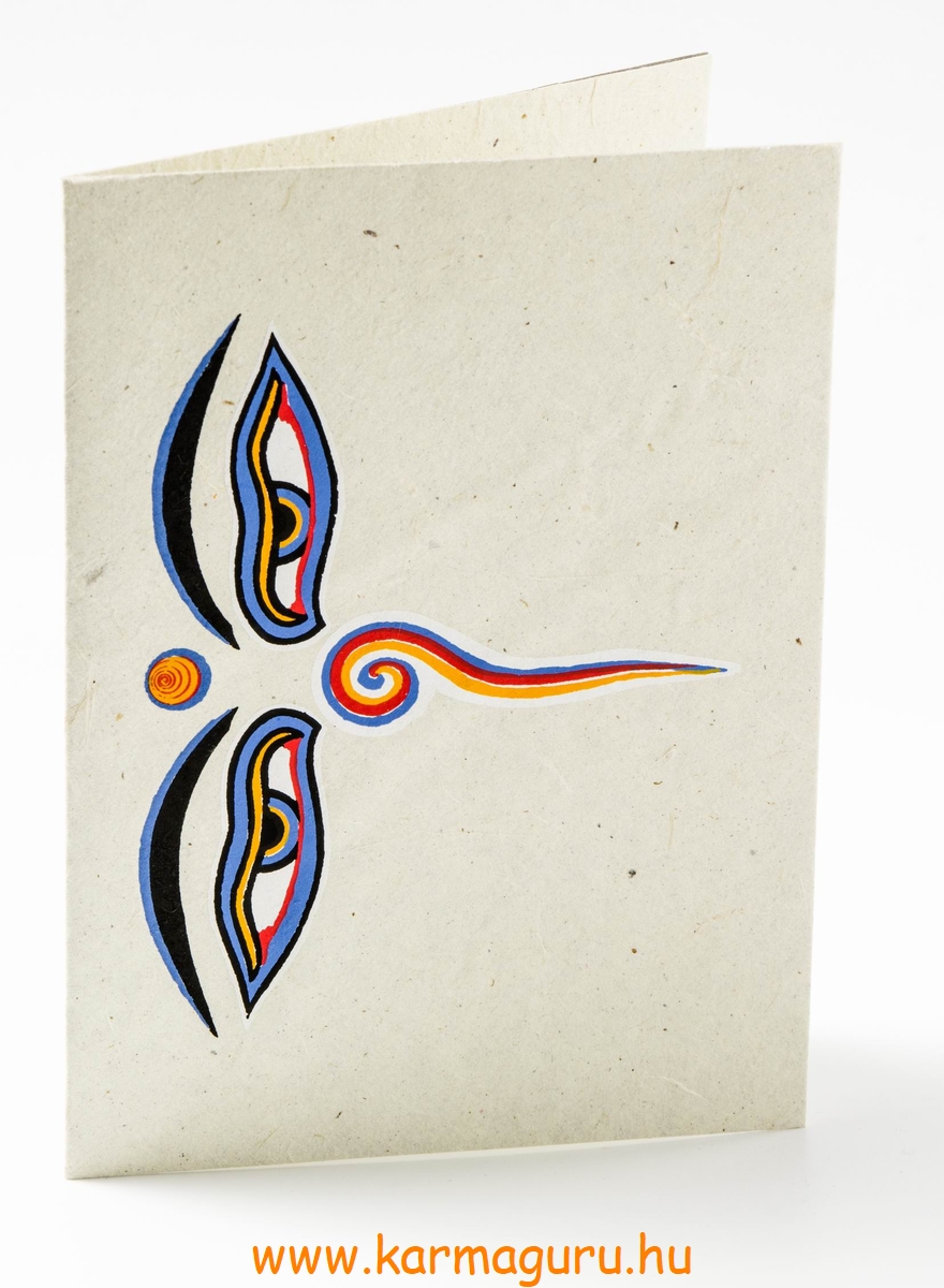Buddha szeme mártott papír (LOKTA) képeslap