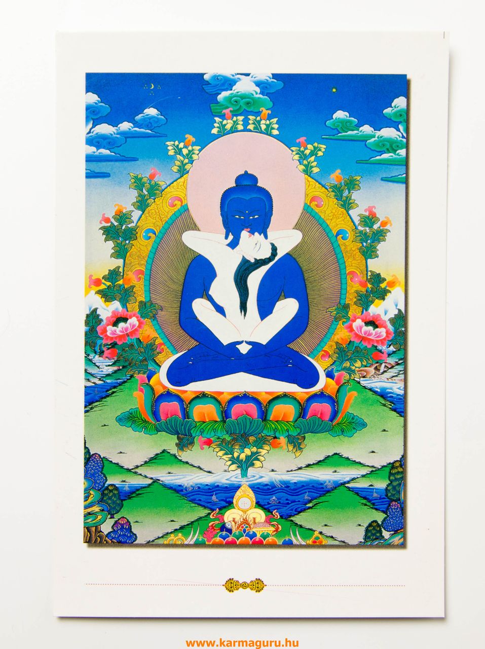 Buddha és Shakti (Samantabhadra) képeslap