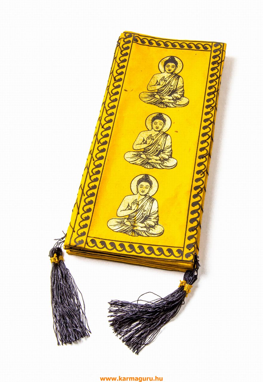 Áldó Buddha lámpabura mártott papíron (LOKTA) - 6 szögletű