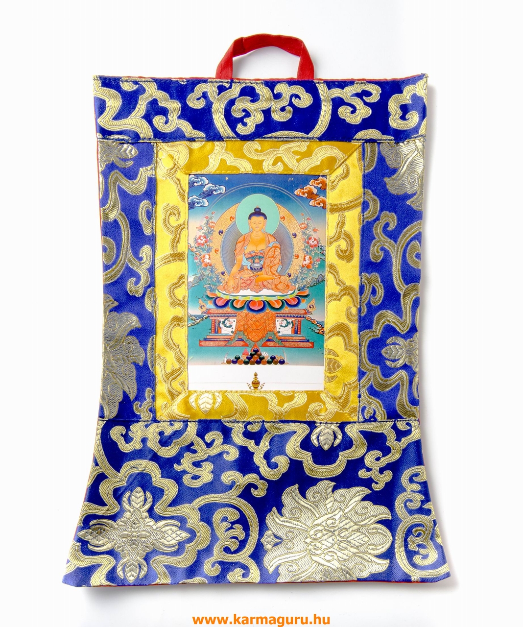 Shakyamuni Buddha thanka jellegű falikép