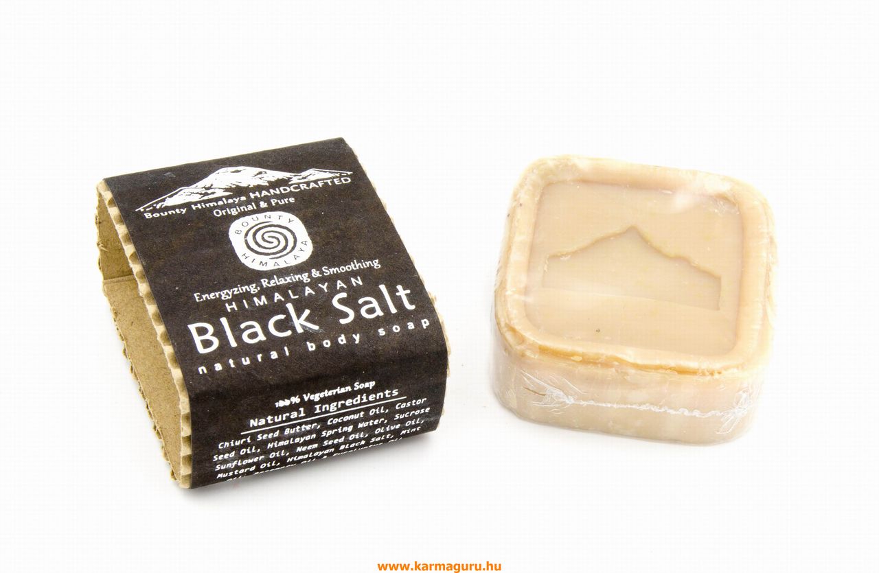 "Himalayan Black Salt" (fekete só) kézzel készült Bounty Himalaya szappan