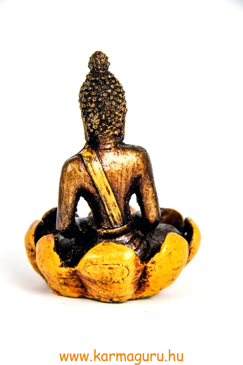 Shakyamuni Buddha lótuszban füstölő égető