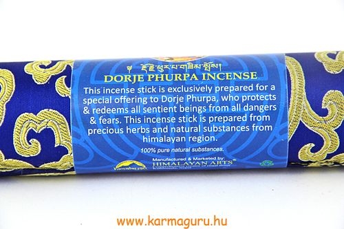 Dorje phurpa (Vajrakilaya) füstölő