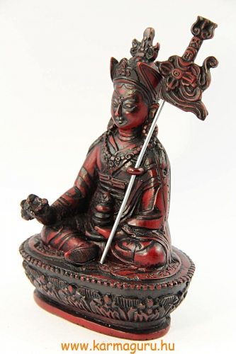 Guru Rinpoche szobor vörös színű - 14 cm