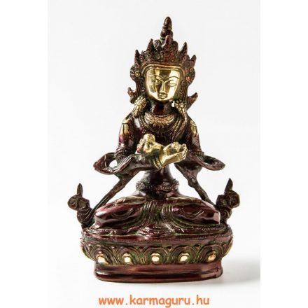 Vajradharma (Dorje Chö) réz szobor, arany-vörös - 20cm