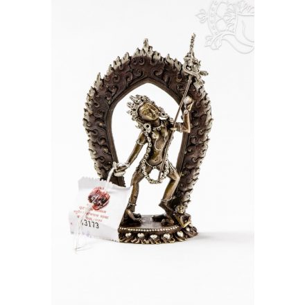 Vajra Yogini réz szobor prémium minőségű, barna-ezüst - 15 cm