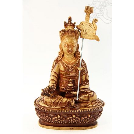 Guru Rinpoche szobor csont színű - 14 cm