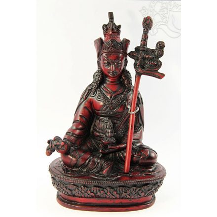 Guru Rinpoche szobor vörös színű - 21 cm