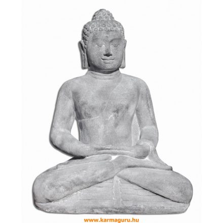 Amitabha Buddha láva kő szobor - 80 cm hatalmas