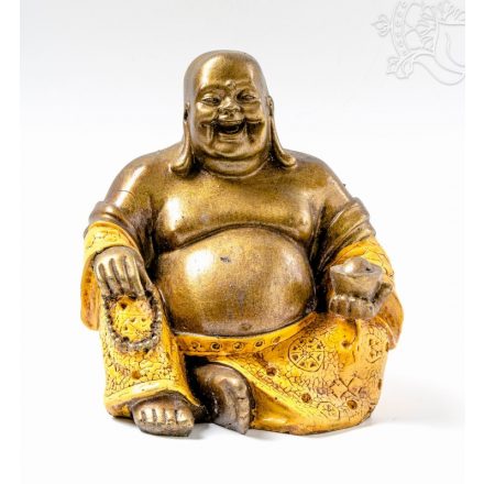 Nevető ülő Buddha  - 15 cm