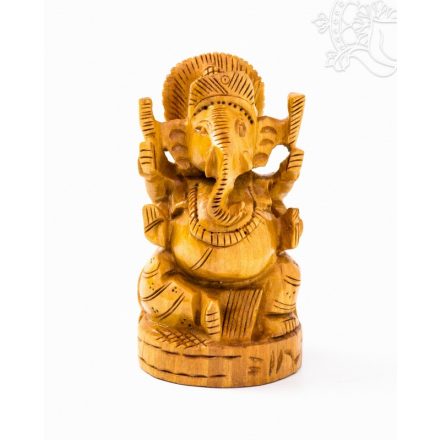 Ganesha fa szobor - 10 cm