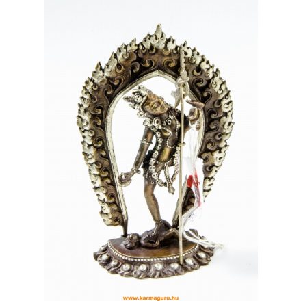 Vajra Yogini réz szobor prémium minőségű, barna-ezüst - 15 cm