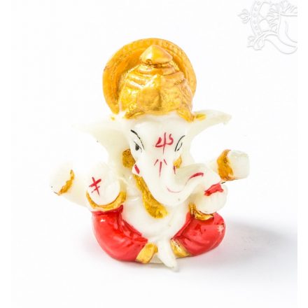 Ganesha színes rezin szobor - 5,5 cm 