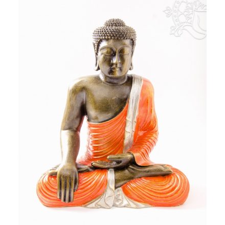 Shakyamuni Buddha színes rezin szobor - 40 cm