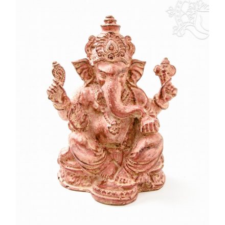 Ganesha színes rezin szobor - 15,5 cm