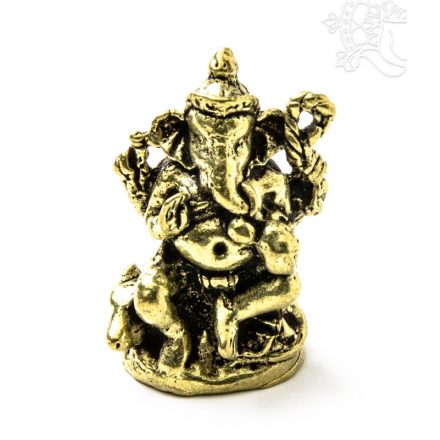 Ganesha réz mini szobor - 3 cm