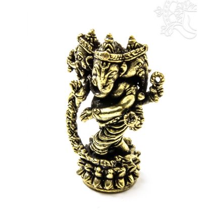 Ganesha réz mini szobor - 3 cm