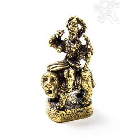 Durga istennő réz mini szobor - 3,5 cm