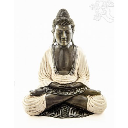 Amitabha Buddha színes rezin szobor - 50 cm