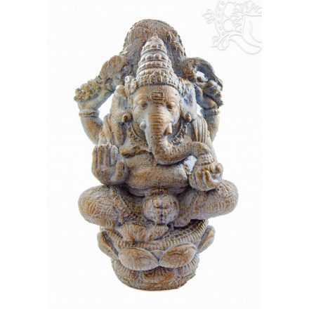 Ganesha láva kő szobor - 45 cm