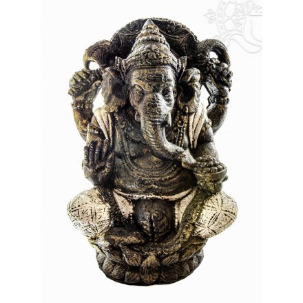 Ganesha színes rezin szobor hatalmas - 55 cm