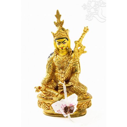 Guru Rinpoche aranyozott szobor - 17 cm