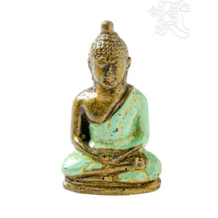 Amitabha Buddha színes rezin szobor - 5 cm