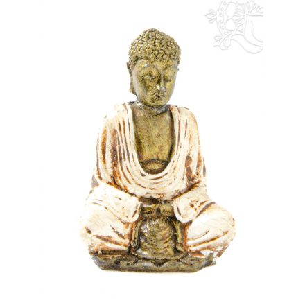 Amitabha Buddha színes rezin szobor - 8 cm