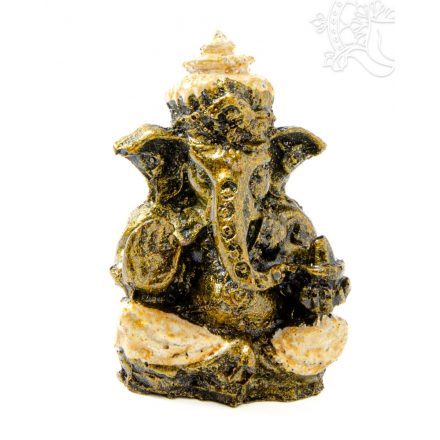 Ganesha színes rezin szobor - 5,5 cm