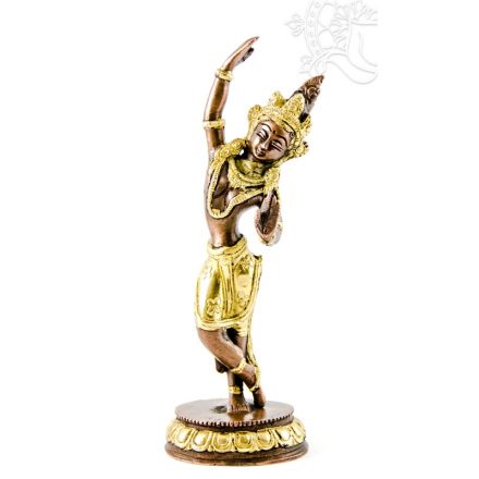 Táncoló Tara szobor réz, arany és bronz - 22 cm