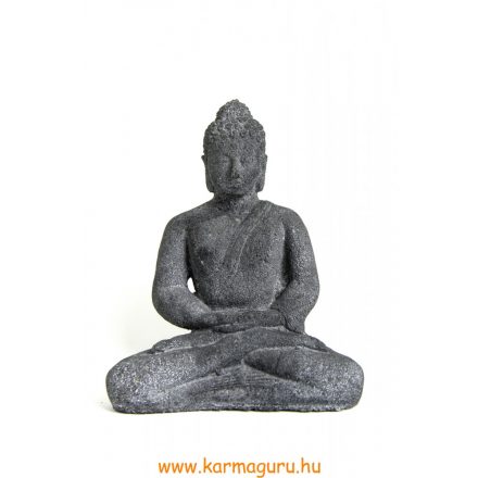 Amitabha Buddha láva kő szobor - 17 cm