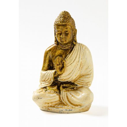 Áldó Buddha színes rezin szobor - 11 cm