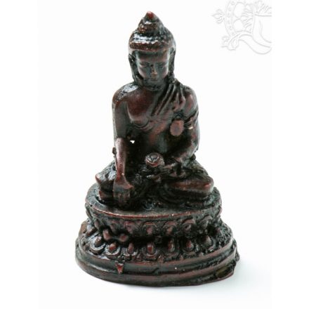 Shakyamuni Buddha, vörös rezin szobor - 5,5 cm