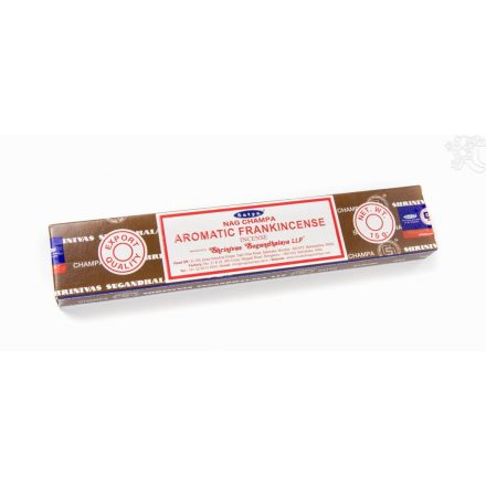 Satya Nag Champa Aromás Frankincense (tömjén) füstölő