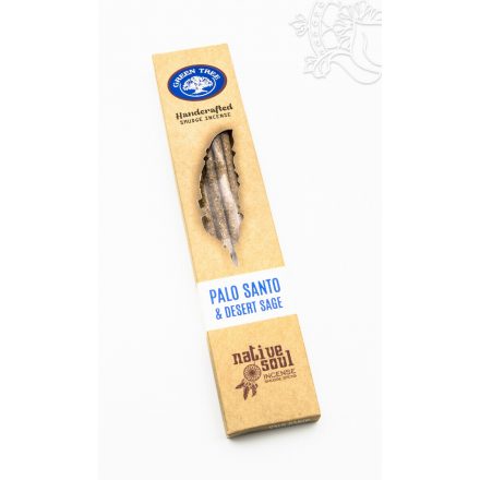 Prémium füstöló, GREEN TREE Native Soul Palo Santo és sivatagi zsálya, 15 gr