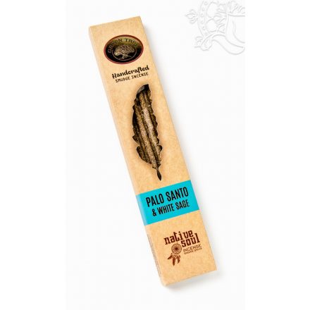 Prémium füstöló, GREEN TREE Native Soul Palo Santo és fehér zsálya, 15 gr