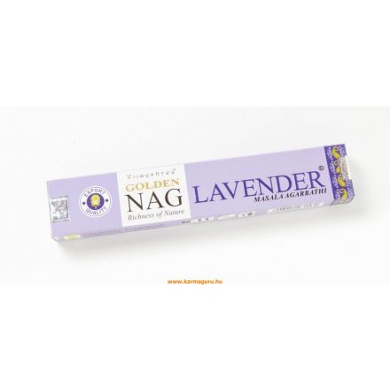 Vijayshree Arany Nag Lavender füstölő