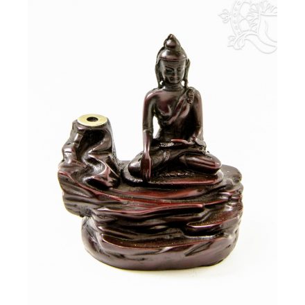 Shakyamuni Buddha rezin füstölő égető, visszaáramló füstölőkhöz - vörös színű