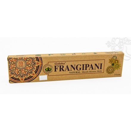 Goloka organikus Frangipani (Nag Champa) füstölő