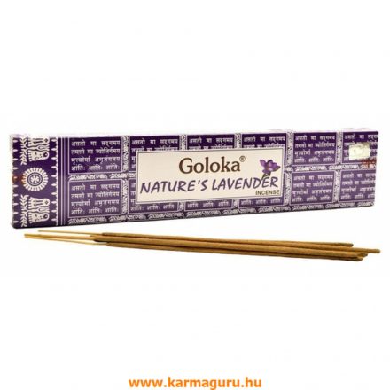 Goloka Nature's lavender (levendula) füstölő