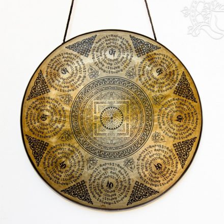 Tamtam gong, mantrás, mandalás - 40 cm