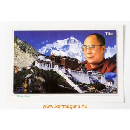 Potala Palota képeslap 1