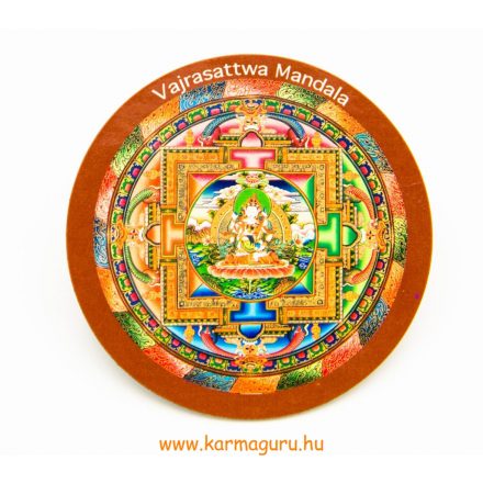 Vajrasatva mandala vékony hűtőmágnes